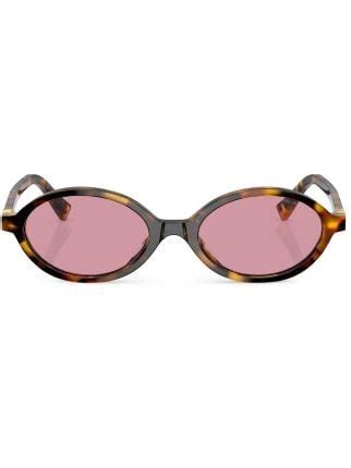 miu miu oval glasses|miu optical glasses.